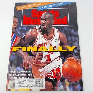 Michael Jordan Sports Illustrated Magazine Chicago Bulls Finally - 1991